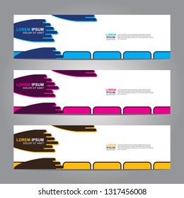 Banner background.Modern design.vector illustration