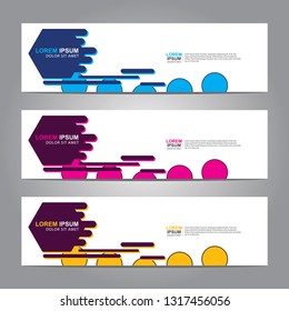 Banner background.Modern design.vector illustration