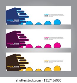 Banner background.Modern design.vector illustration