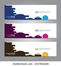 Banner background.Modern design.vector illustration