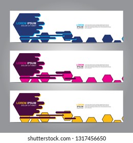 Banner background.Modern design.vector illustration