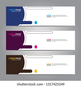Banner background.modern template design