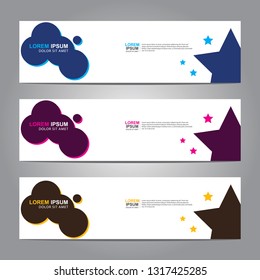 Banner background.modern template design