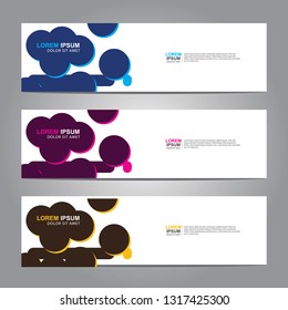 Banner background.modern template design