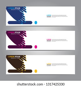 Banner background.modern template design