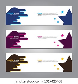 Banner background.modern template design