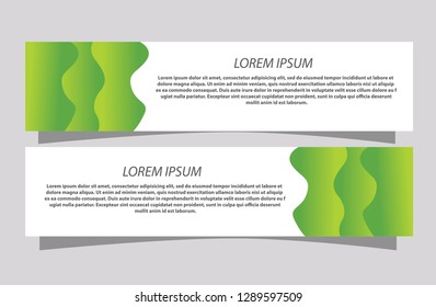 Banner background.modern template design - Vector