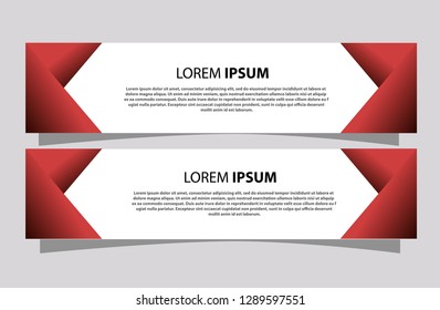 Banner background.modern template design - Vector