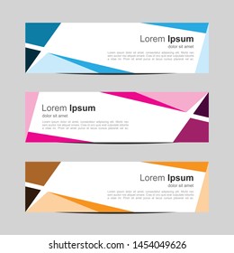 Banner background.Modern template design.Vector design Banner background. Header - landing page Web Design Elements.