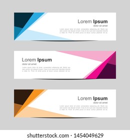 Banner background.Modern template design.Vector design Banner background. Header - landing page Web Design Elements.