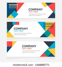 Banner background.Modern template design.Vector design Banner background.Header_landing page Web Design Elements. 