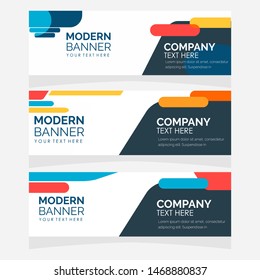 Banner background.Modern template design.Vector design Banner background.Header_landing page Web Design Elements. 