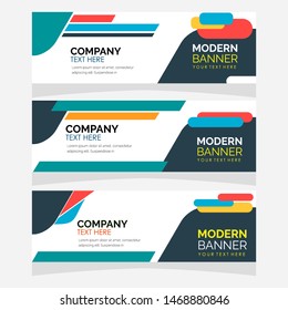 Banner background.Modern template design.Vector design Banner background.Header_landing page Web Design Elements. 