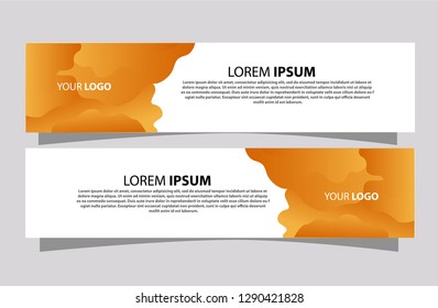 Banner background.modern template design.vector illustration - Vector