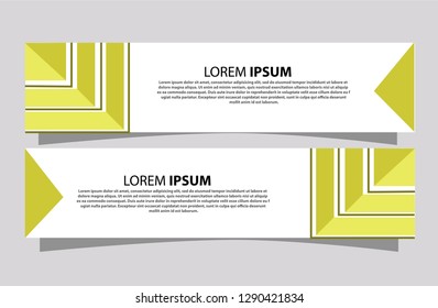 Banner background.modern template design.vector illustration - Vector