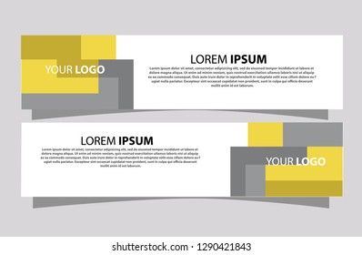 Banner background.modern template design.vector illustration - Vector