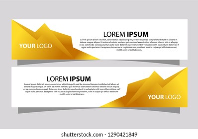 Banner background.modern template design.vector illustration - Vector