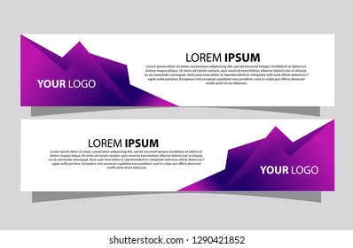 Banner background.modern template design.vector illustration - Vector