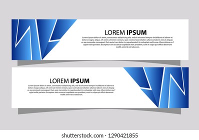 Banner background.modern template design.vector illustration - Vector