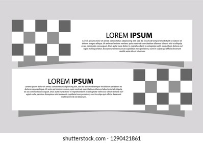 Banner background.modern template design.vector illustration - Vector
