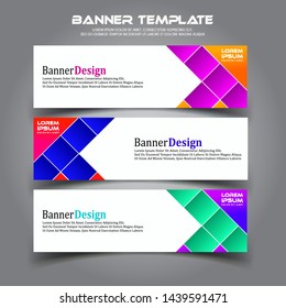 Banner background.modern template design.vector illustration