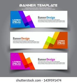 Banner background.modern template design.vector illustration