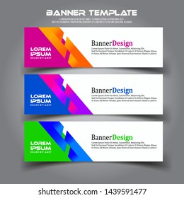 Banner background.modern template design.vector illustration