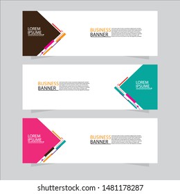Banner background.modern template design.Vector illustration.