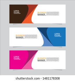Banner background.modern template design.Vector illustration.