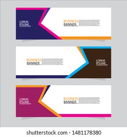 Banner background.modern template design.Vector illustration.