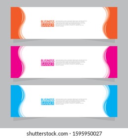 Banner background.modern template design.Vector illustration.