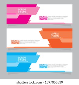 Banner background.modern template design.Vector illustration.