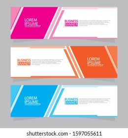 Banner background.modern template design.Vector illustration.