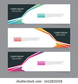 Banner background.modern template design.Vector illustration.