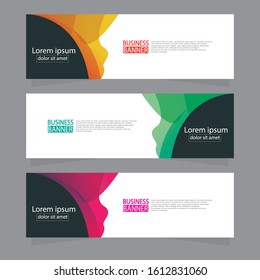 Banner background.modern template design.Vector illustration.