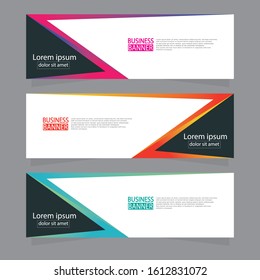 Banner background.modern template design.Vector illustration.