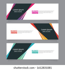 Banner background.modern template design.Vector illustration.