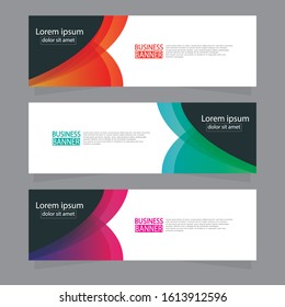 Banner background.modern template design.Vector illustration.