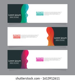 Banner background.modern template design.Vector illustration.