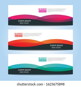 Banner background.modern template design.Vector illustration.