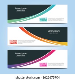 Banner background.modern template design.Vector illustration.