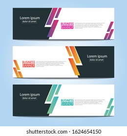 Banner background.modern template design.Vector illustration.
