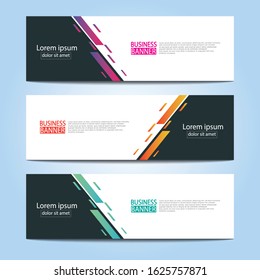 Banner background.modern template design.Vector illustration.
