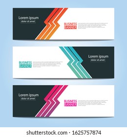 Banner background.modern template design.Vector illustration.