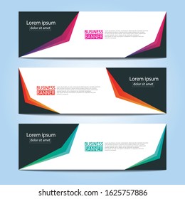 Banner background.modern template design.Vector illustration.