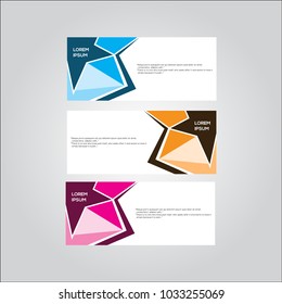 Banner background.Modern vector design