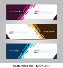 Banner background.Modern vector design.