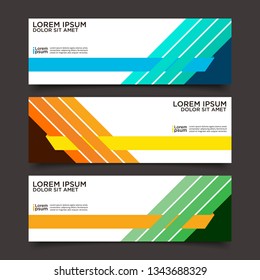 Banner background.Modern vector design - Vector