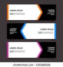 Banner background.Modern vector design - Vector