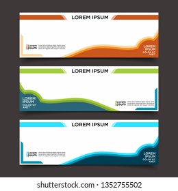 Banner background.Modern vector design - Vector